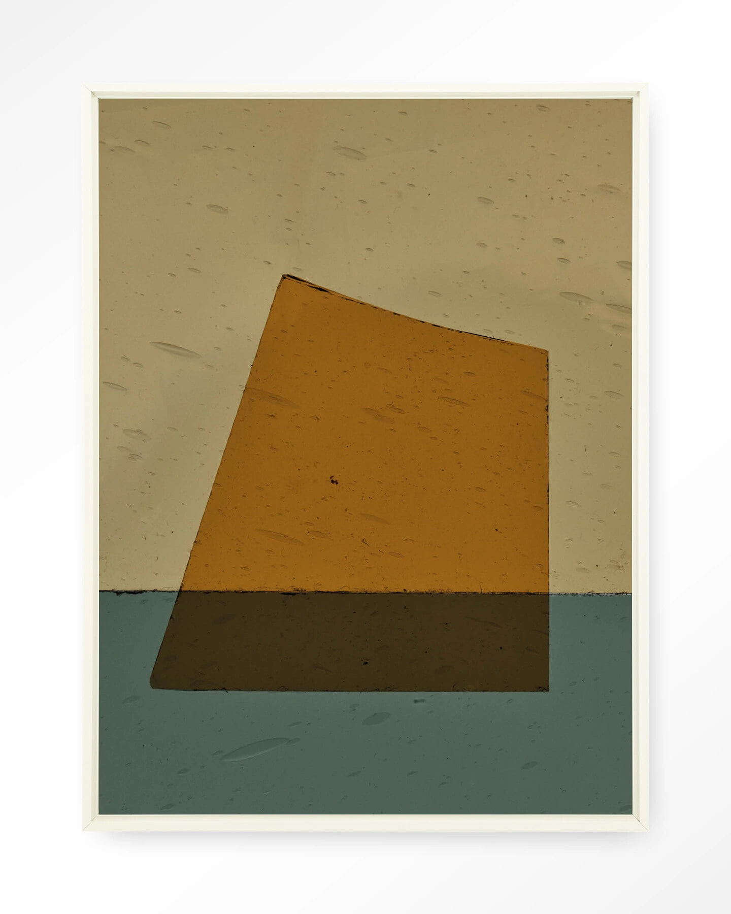 Urban Cotton Wandkleed 'Geen Beige' 145 x 190cm in Floating Frame - off white | Urban Cotton
