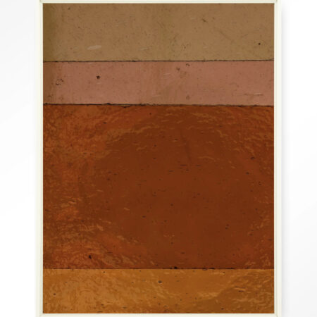 Urban Cotton Wandkleed 'Geen Bruin Roze Achtig' 145 x 190cm in Floating Frame - off white | Urban Cotton