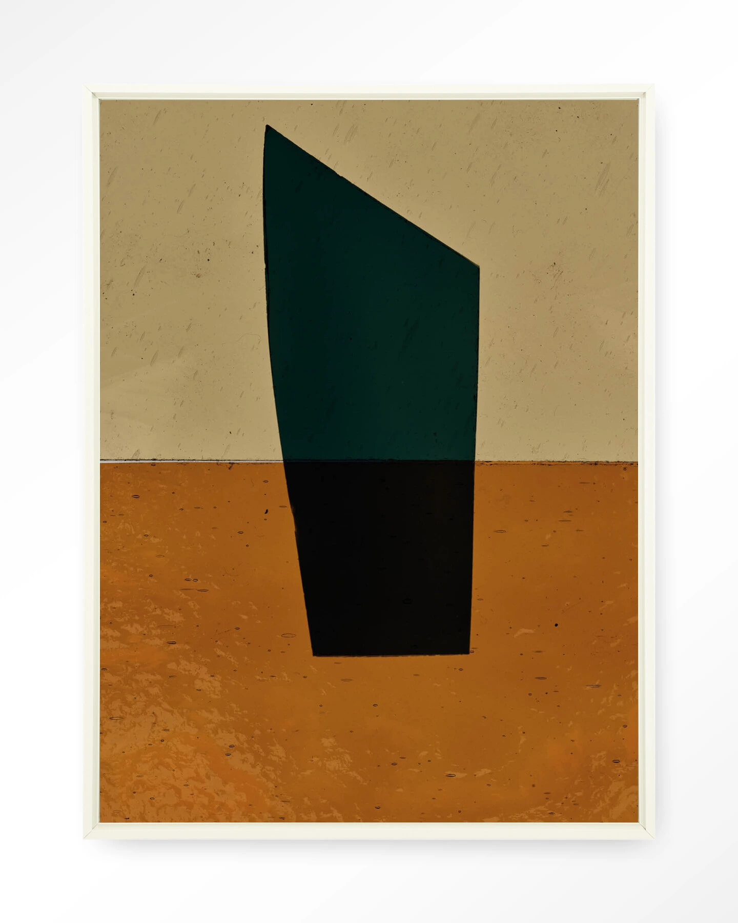 Urban Cotton Wandkleed 'Geen Groen' 145 x 190cm in Floating Frame - off white | Urban Cotton