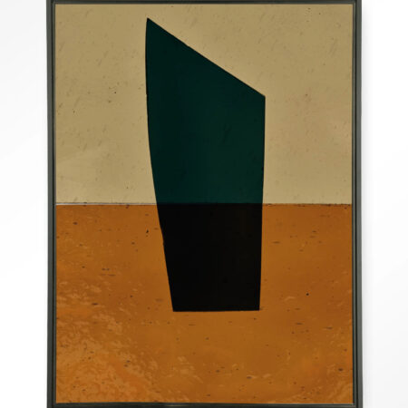 Urban Cotton Wandkleed 'Geen Groen' 80 x 110cm in Floating Frame - black | Urban Cotton