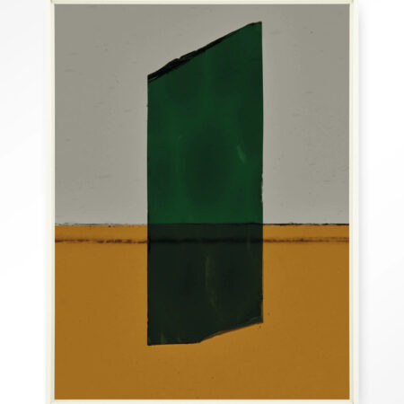 Urban Cotton Wandkleed 'Geen Mosgroen' 110 x 145cm in Floating Frame - off white | Urban Cotton