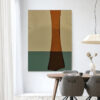 Urban Cotton Wandkleed 'Geen Mosterd' 145 x 190cm in Frame - black | Urban Cotton