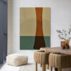 Urban Cotton Wandkleed 'Geen Mosterd' 80 x 110cm in Frame - black | Urban Cotton