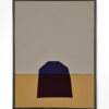 Urban Cotton Wandkleed 'Geen Paars' 110 x 145cm in Floating Frame - black | Urban Cotton
