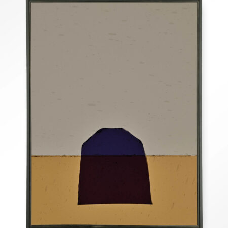 Urban Cotton Wandkleed 'Geen Paars' 80 x 110cm in Floating Frame - black | Urban Cotton