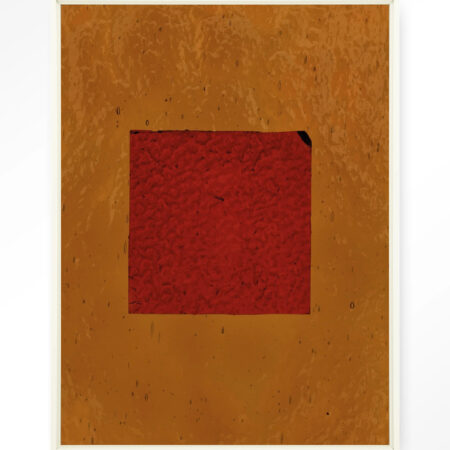 Urban Cotton Wandkleed 'Geen Rood' 110 x 145cm in Floating Frame - off white | Urban Cotton