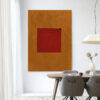 Urban Cotton Wandkleed 'Geen Rood' 145 x 190cm in Frame - black | Urban Cotton