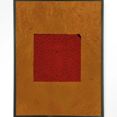 Urban Cotton Wandkleed 'Geen Rood' 80 x 110cm in Floating Frame - black | Urban Cotton