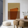 Urban Cotton Wandkleed 'Geen Soort Van Oranje' 145 x 190cm in Frame - black | Urban Cotton