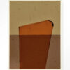 Urban Cotton Wandkleed 'Geen Soort Van Oranje' 80 x 110cm in Floating Frame - off white | Urban Cotton