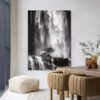 Urban Cotton Wandkleed 'Germinate' 145 x 190cm in Frame - black | Urban Cotton