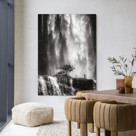 Urban Cotton Wandkleed 'Germinate' 145 x 190cm in Frame - black | Urban Cotton