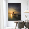 Urban Cotton Wandkleed 'Good Morning Cirebon' 110 x 145cm in Frame - black | Urban Cotton