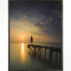 Urban Cotton Wandkleed 'Good Morning Cirebon' 145 x 190cm in Floating Frame - black | Urban Cotton
