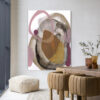 Urban Cotton Wandkleed 'Gravity' 145 x 190cm in Frame - black | Urban Cotton