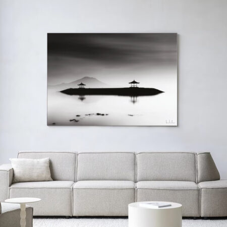 Urban Cotton Wandkleed 'Harmony Bali' 80 x 110cm in Frame - black | Urban Cotton