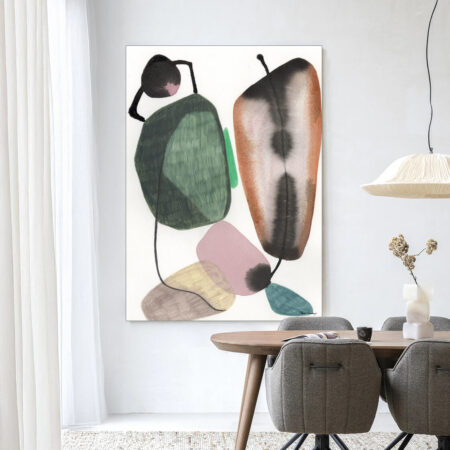 Urban Cotton Wandkleed 'Mobility' 145 x 190cm in Frame - black | Urban Cotton