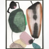 Urban Cotton Wandkleed 'Mobility' 80 x 110cm in Floating Frame - black | Urban Cotton