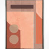 Urban Cotton Wandkleed 'Monolithic' 80 x 110cm in Floating Frame - black | Urban Cotton