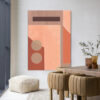 Urban Cotton Wandkleed 'Monolithic' 80 x 110cm in Frame - black | Urban Cotton