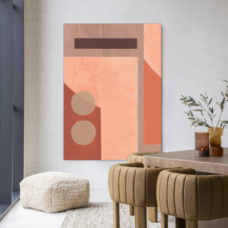 Urban Cotton Wandkleed 'Monolithic' 80 x 110cm in Frame - black | Urban Cotton