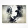 Urban Cotton Wandkleed 'The Look' 110 x 145cm in Floating Frame - off white | Urban Cotton