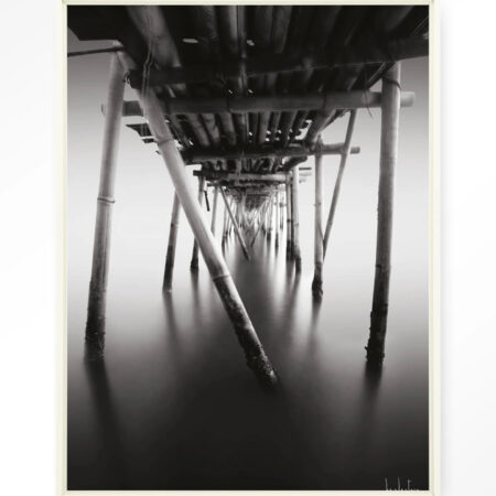 Urban Cotton Wandkleed 'Underworld' 80 x 110cm in Floating Frame - off white | Urban Cotton