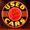 Used Cars Safety Tested Logo Neon Verlichting 65 cm - Rood