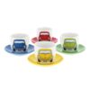 VW Beetle Espresso Kopjes - Set van 4 | Volkswagen