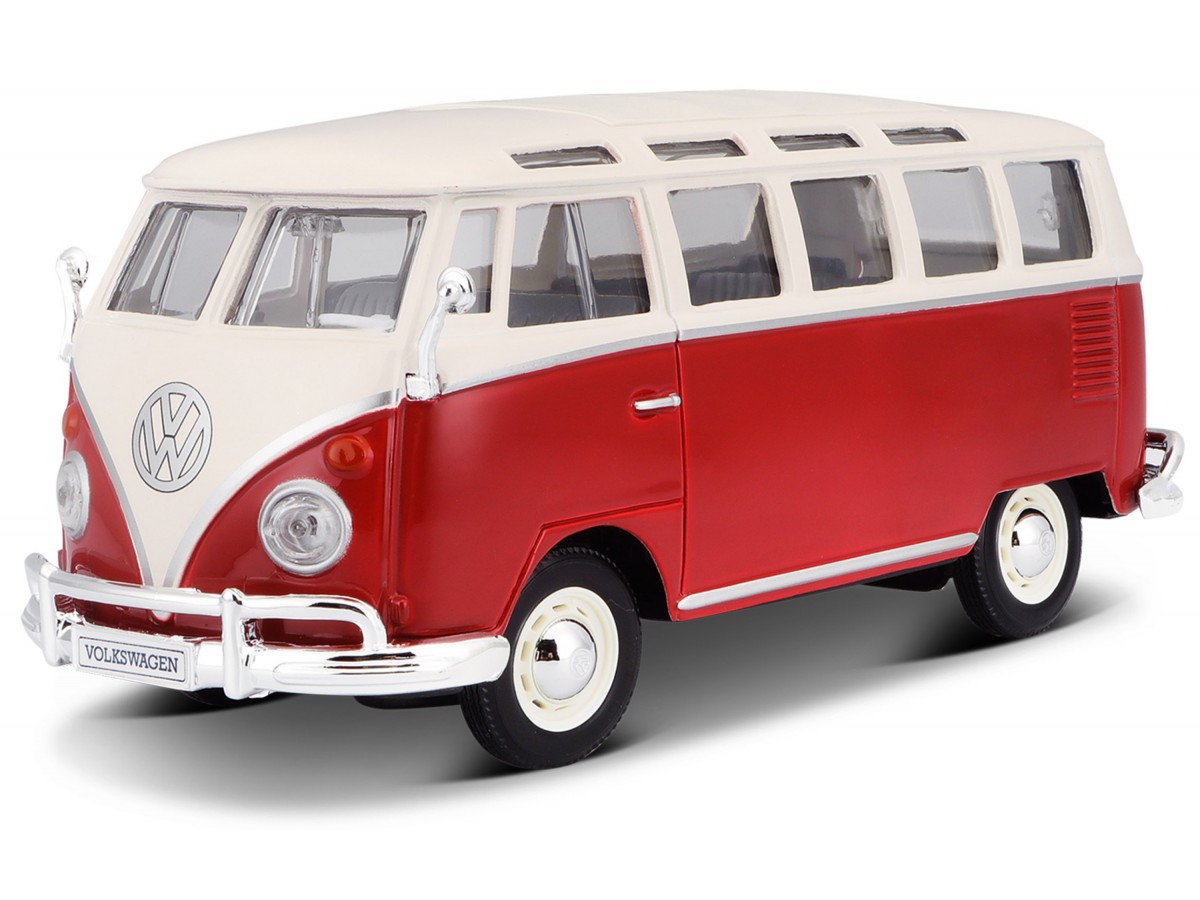 VW T1 Samba Van 1:24 - Vintage Volkswagen Modelauto | Fiftiesstore