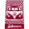 VW Volkswagen Bus Strandlaken Rood | Volkswagen