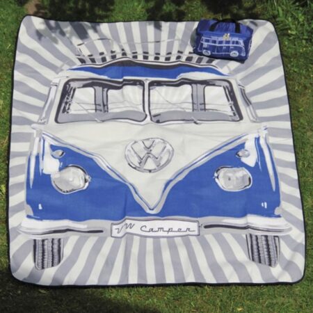 VW Volkswagen Picnic Blanket Blue | Volkswagen