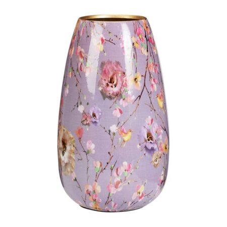 Vaas 30cm Met Bloemenprint |