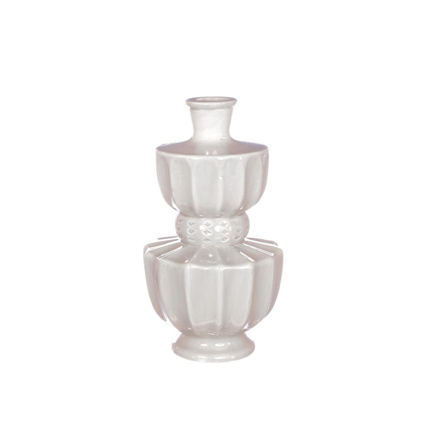 Vaas Bellagio crème Ø11xH20cm | Ideas 4 seasons
