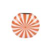Vaas Candy Swirl Fel Oranje En Wit | Fiftiesstore