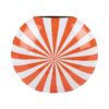 Vaas Candy Swirl Large Fel Oranje En Wit | Fiftiesstore