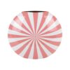 Vaas Candy Swirl Large Flamingo Roze En Wit | Fiftiesstore