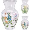 Vaas Glas Bloemen 12.5x20cm |
