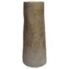 Vaas Isa beige/wit keramiek 11.5x29cm | Mansion Atmosphere