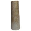 Vaas Isa beige/wit keramiek 13x37.5cm | Mansion Atmosphere