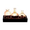 Vaas oranje set a 3 verschillende maten | HBX natural living