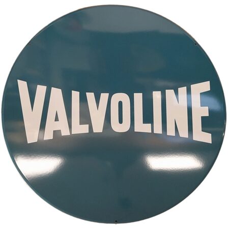 Valvoline Logo Emaille Bord XL - Ø78cm | Fiftiesstore