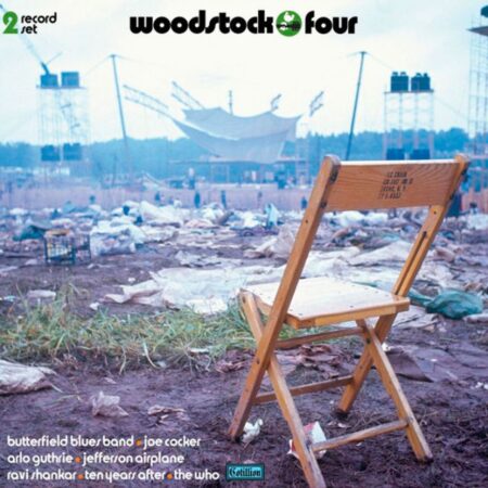 Various Artist - Woodstock Four (Gekleurd Vinyl) (Barnes & Noble Exclusive) 2 (LP) | Fiftiesstore