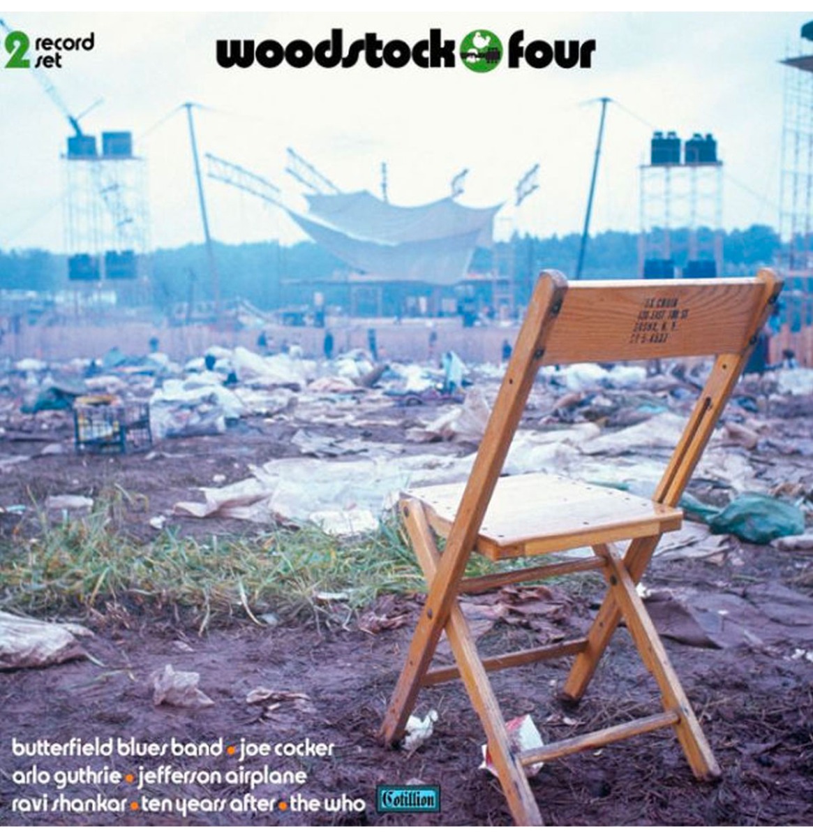 Various Artist - Woodstock Four (Gekleurd Vinyl) (Barnes & Noble Exclusive) 2 (LP) | Fiftiesstore