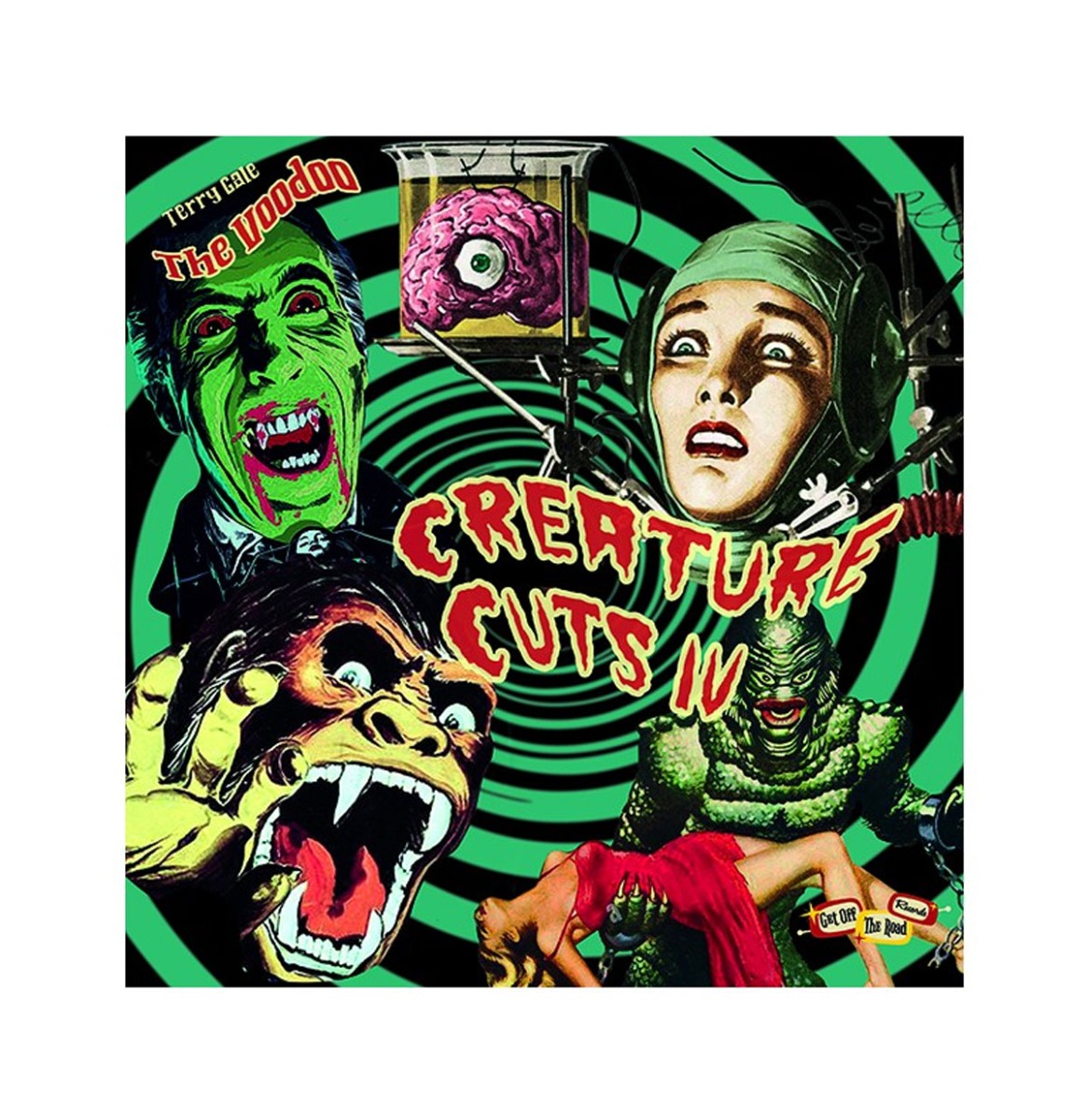 Various Artists - Creature Cuts IV - The Voodoo (Rood Splatter) (LP) | Fiftiesstore
