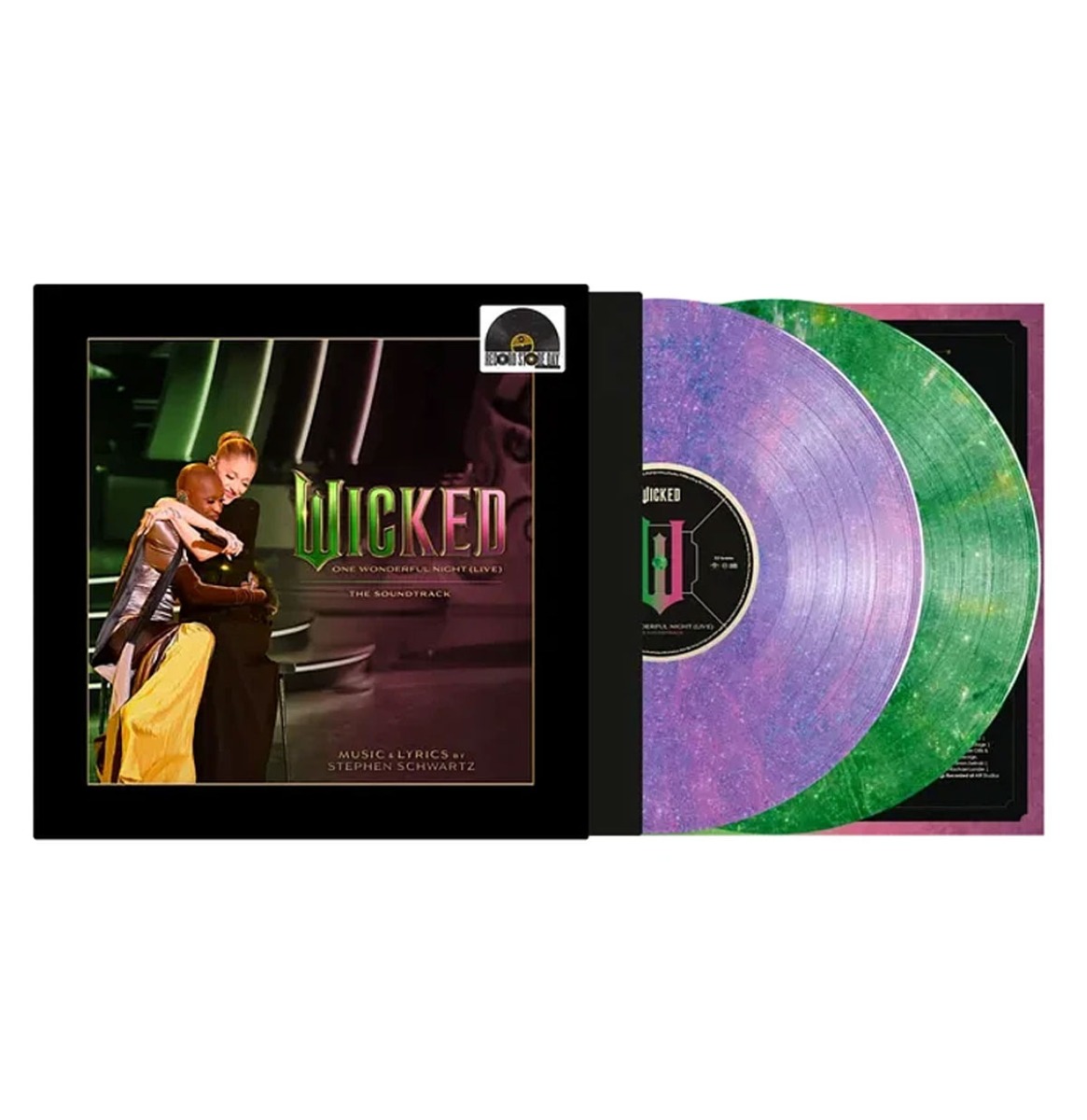 Various Artists: Cynthia Erivo & Ariana Grande - Wicked One Wonderful Night: Live (Ehaba & Glinda Glitter Vinyl) (Record Store Day 2026) 2 (LP) | Fiftiesstore