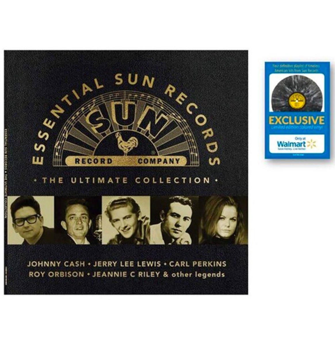 Various Artists - Essential Sun Records The Ultimate Collection (Gekleurd Vinyl) (Walmart Exclusive) (LP) | Fiftiesstore