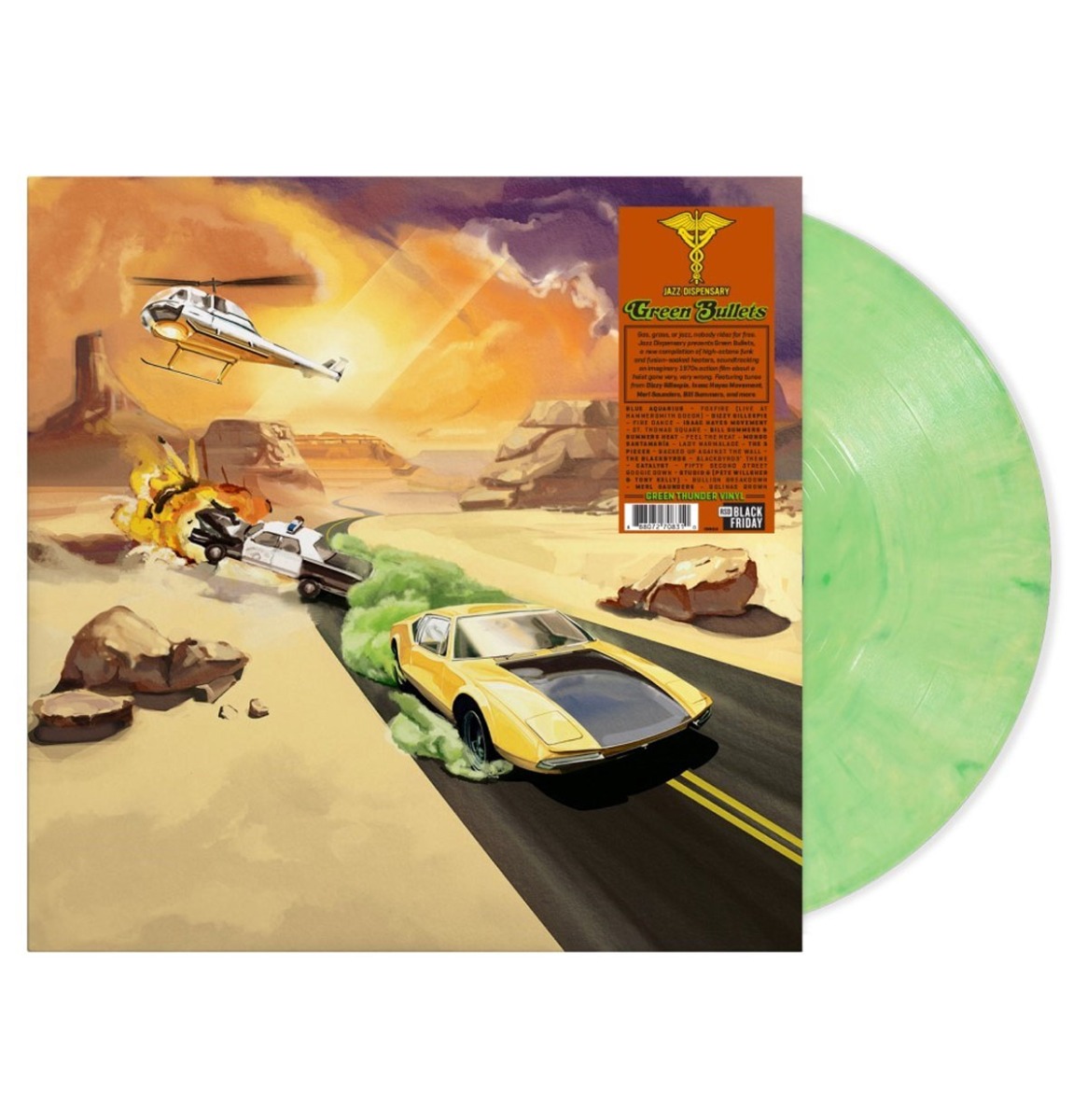 Various Artists - Jazz Dispensary: Green Bullets (Groen Bliksem Vinyl) (Record Store Day Black Friday 2025) (LP) | Fiftiesstore