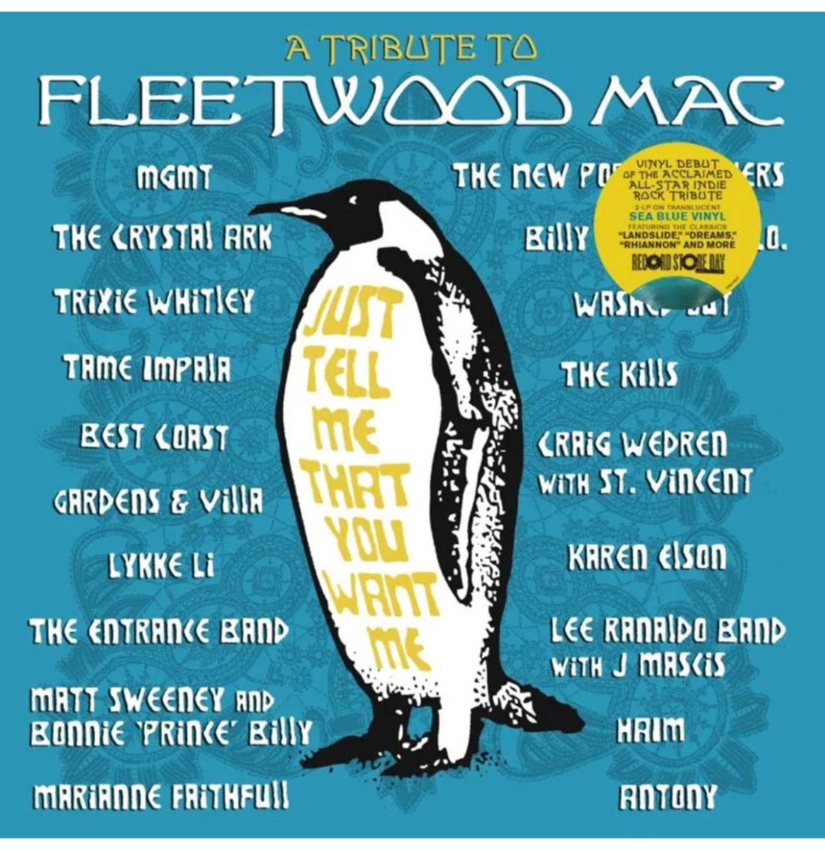 Various Artists - Just Tell Me That You Want Me: A Tribute To Fleetwood Mac (Zee Blauw Vinyl) (Record Store Day 2026) 2 | 5% korting (LP) | Fiftiesstore