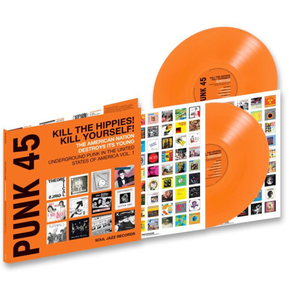 Various Artists - Punk 45: Kill The Hippies! Kill Yourself! (Oranje Vinyl)(Record Store Day 2024) 2 LAATSTE STUKS | 13% korting (LP) | Fiftiesstore